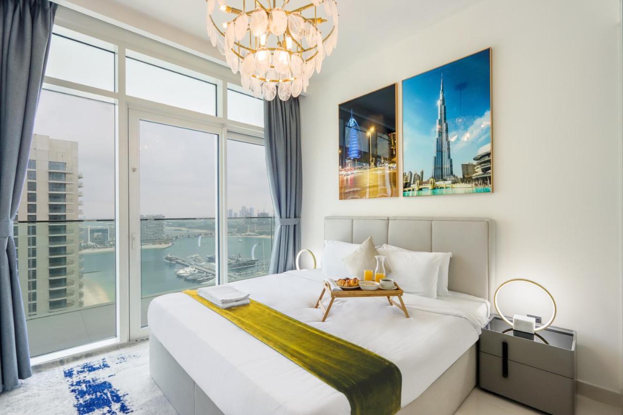 Livbnb Suites - 3 Bedroom With Private Beach Marina Skyline View Dubai Exterior photo